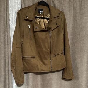 Kut from the Kloth Women's Brown Leather Jacket